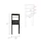 Tuhome Madrid Over The Toilet Cabinet, Double Door, Two Shelves, Black ALW7961 - alternate 5